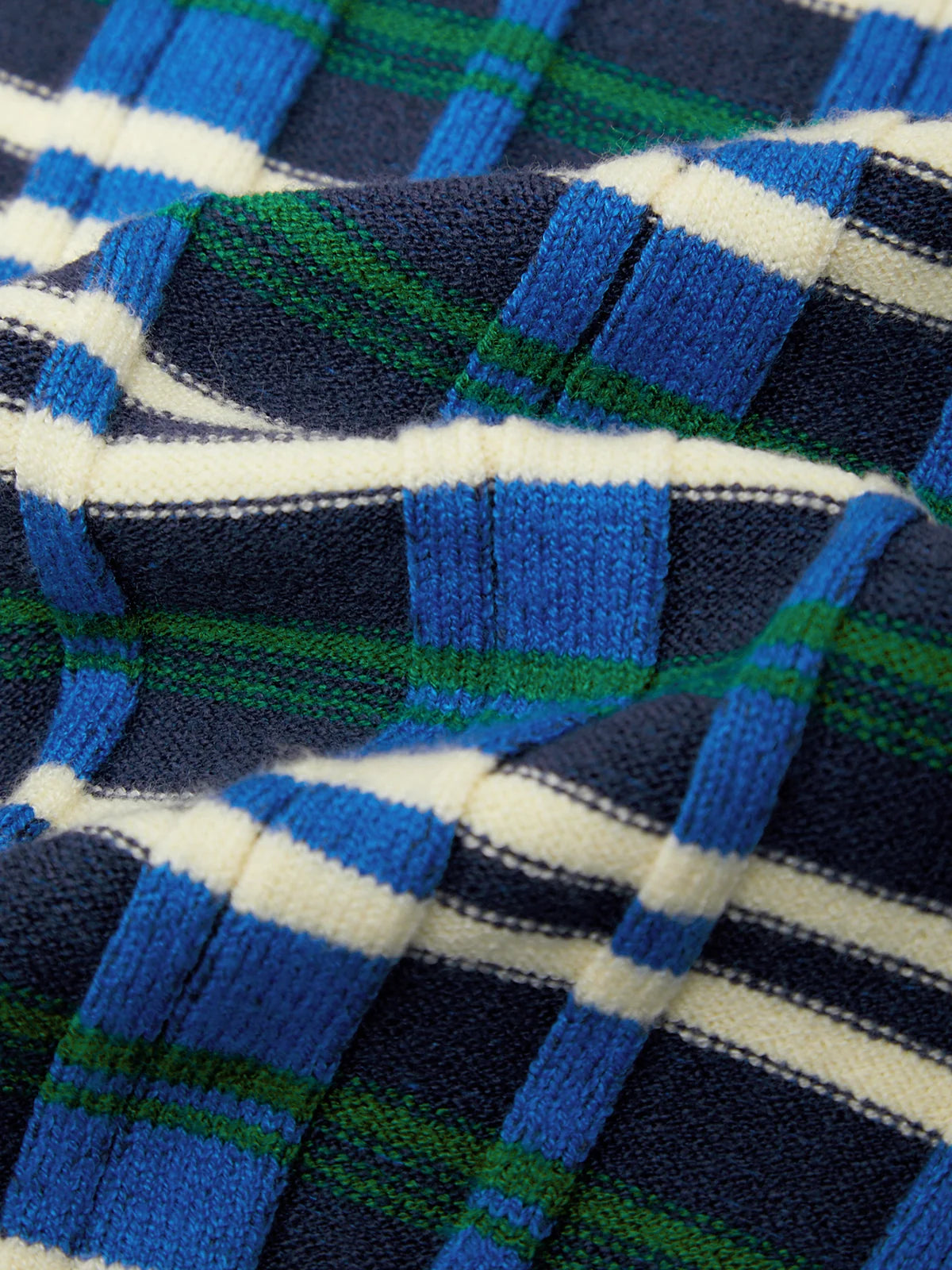 Sienna Plaid Rib Polo Top by 525 America