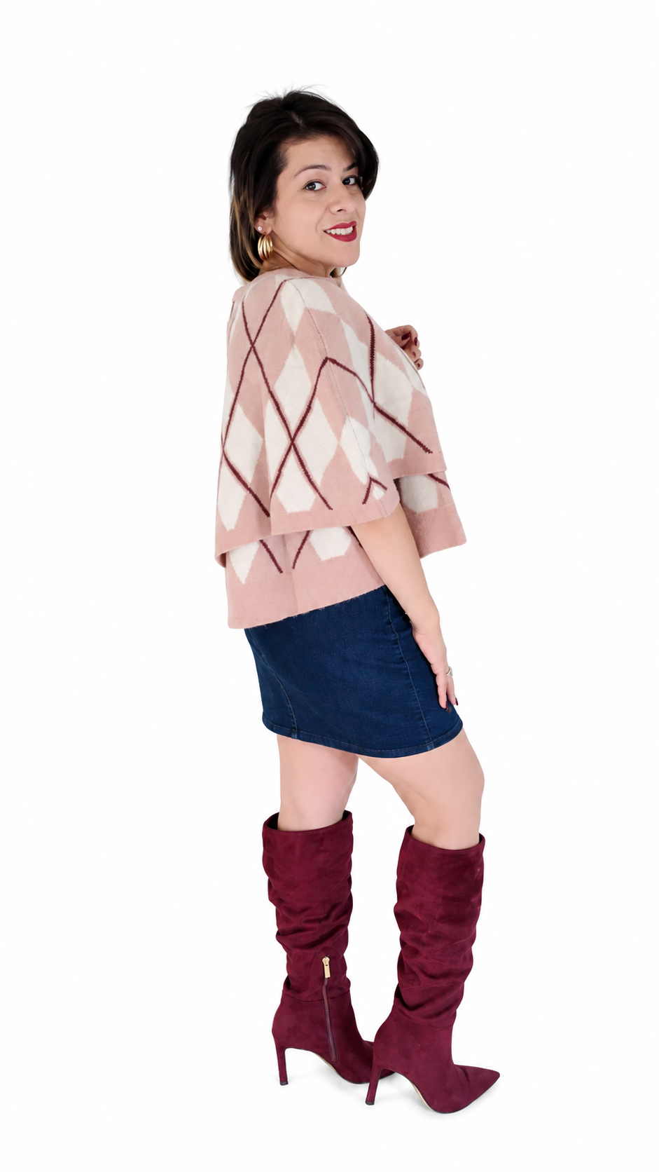 The Sophisticated Cardigan in Rose