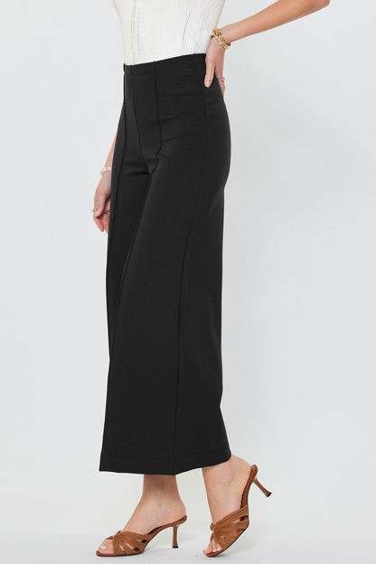 The Libby Pintuck Ponte Pants in Black