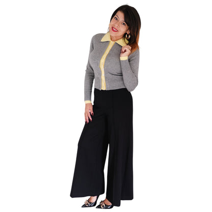 Priscilla Double Layer Polo Cardigan by 525 America