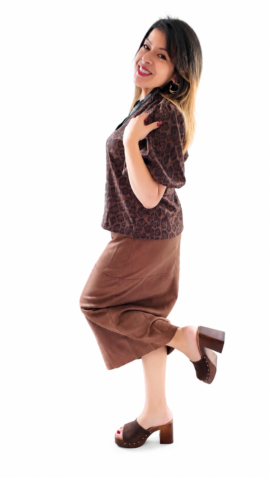 The Gold Standard Leopard Top by THML