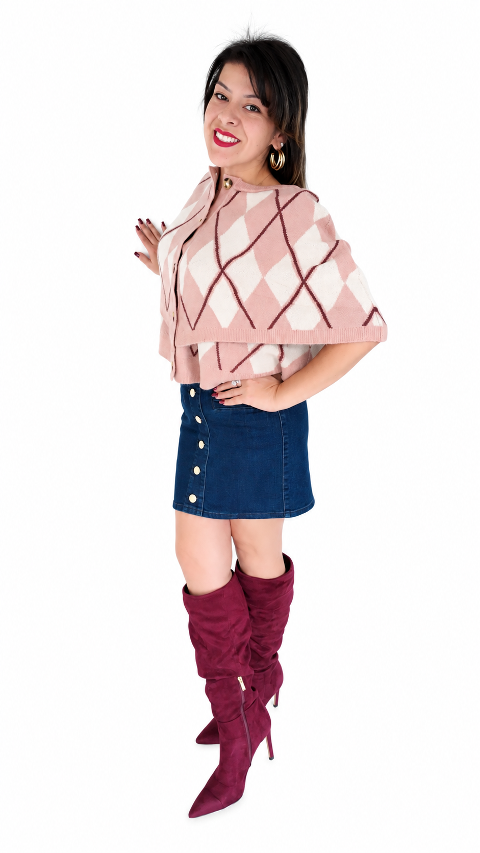 The Sophisticated Cardigan in Rose