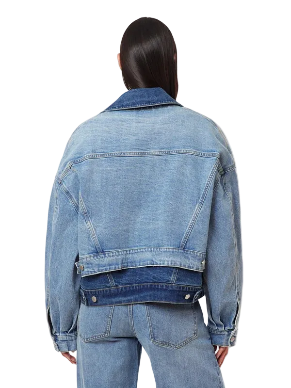 Double Denim Trucker by HABITUAL