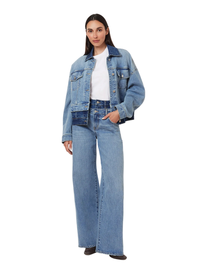 Gemma Double Waistband Wide Leg Slouch by HABITUAL