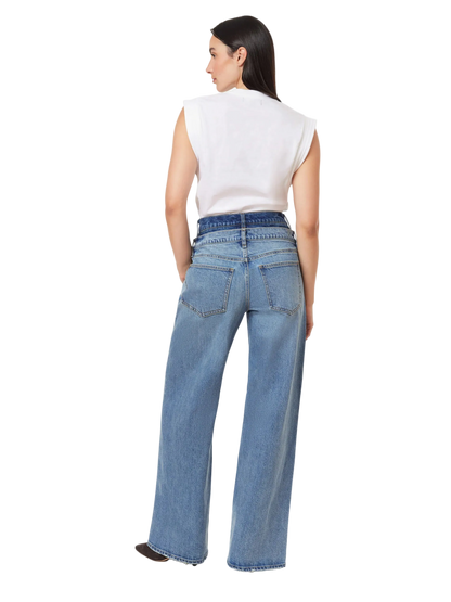 Gemma Double Waistband Wide Leg Slouch by HABITUAL