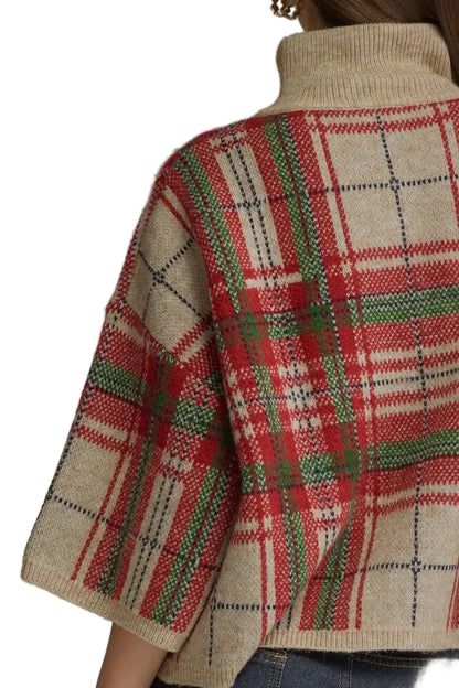 Sabrina Plaid Sweater